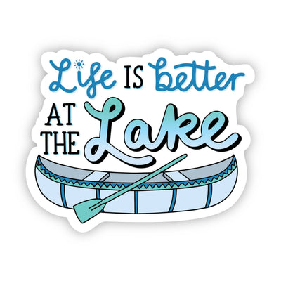 Life is Better at the Lake Sticker - The Wander Brand