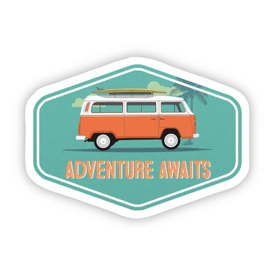 Adventure Awaits Van Sticker - The Wander Brand
