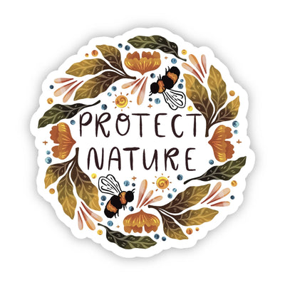 Protect nature sticker - The Wander Brand