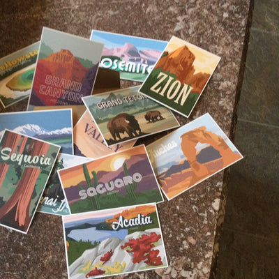 National Parks Postcards - The Wander Brand