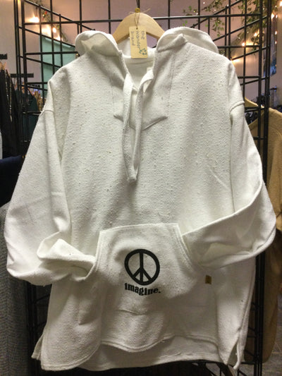 peace baja hoodie - The Wander Brand