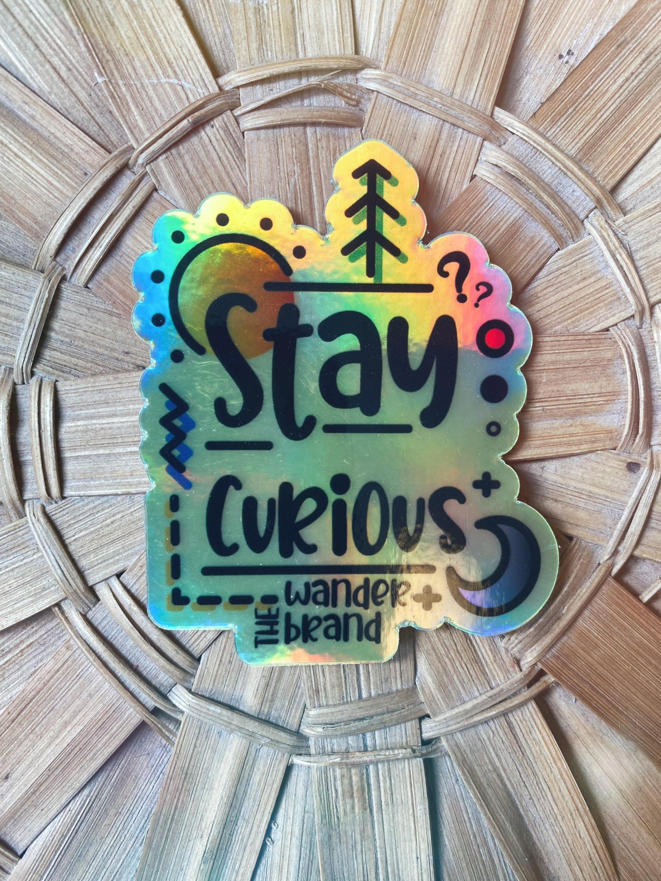 Curios Sticker stay curious sticker | The Wander Brand
